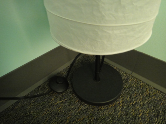 Modern Japanese Floor Lamp with Round Paper Shade