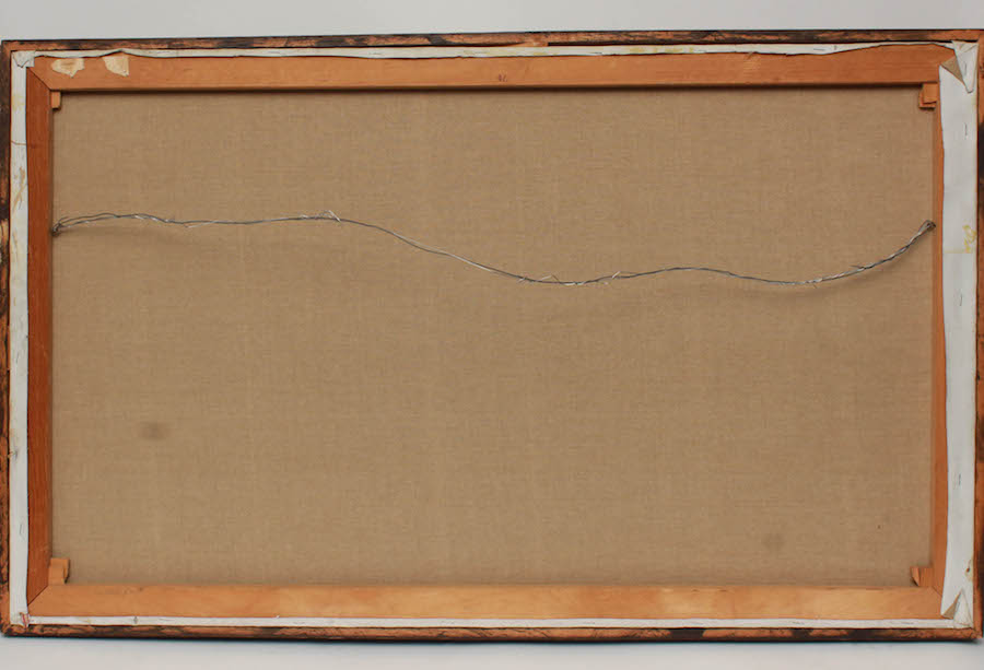 Signed Jan Dorer Acrylic Painting on Canvas