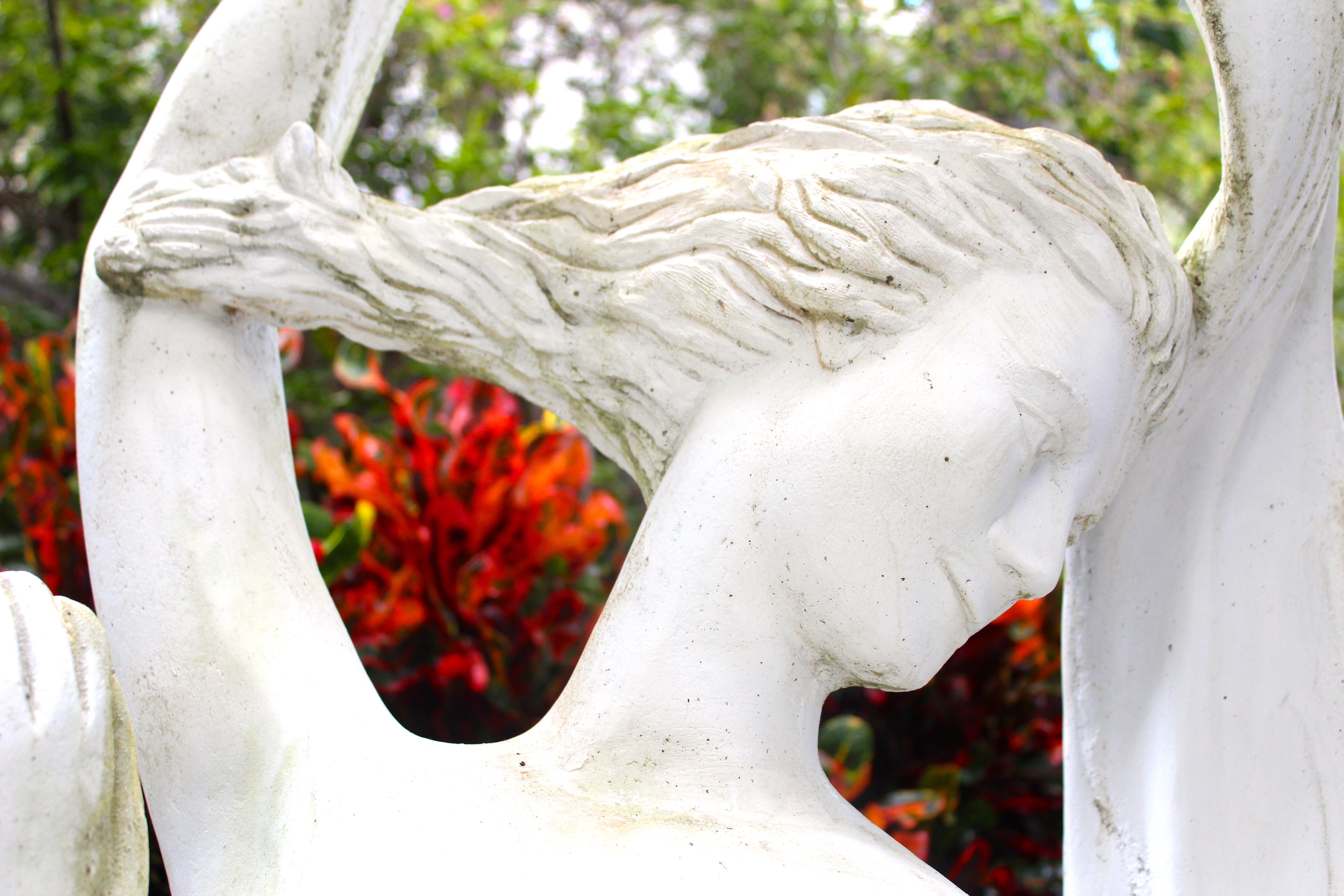 Garden Statue of a Dancing Woman