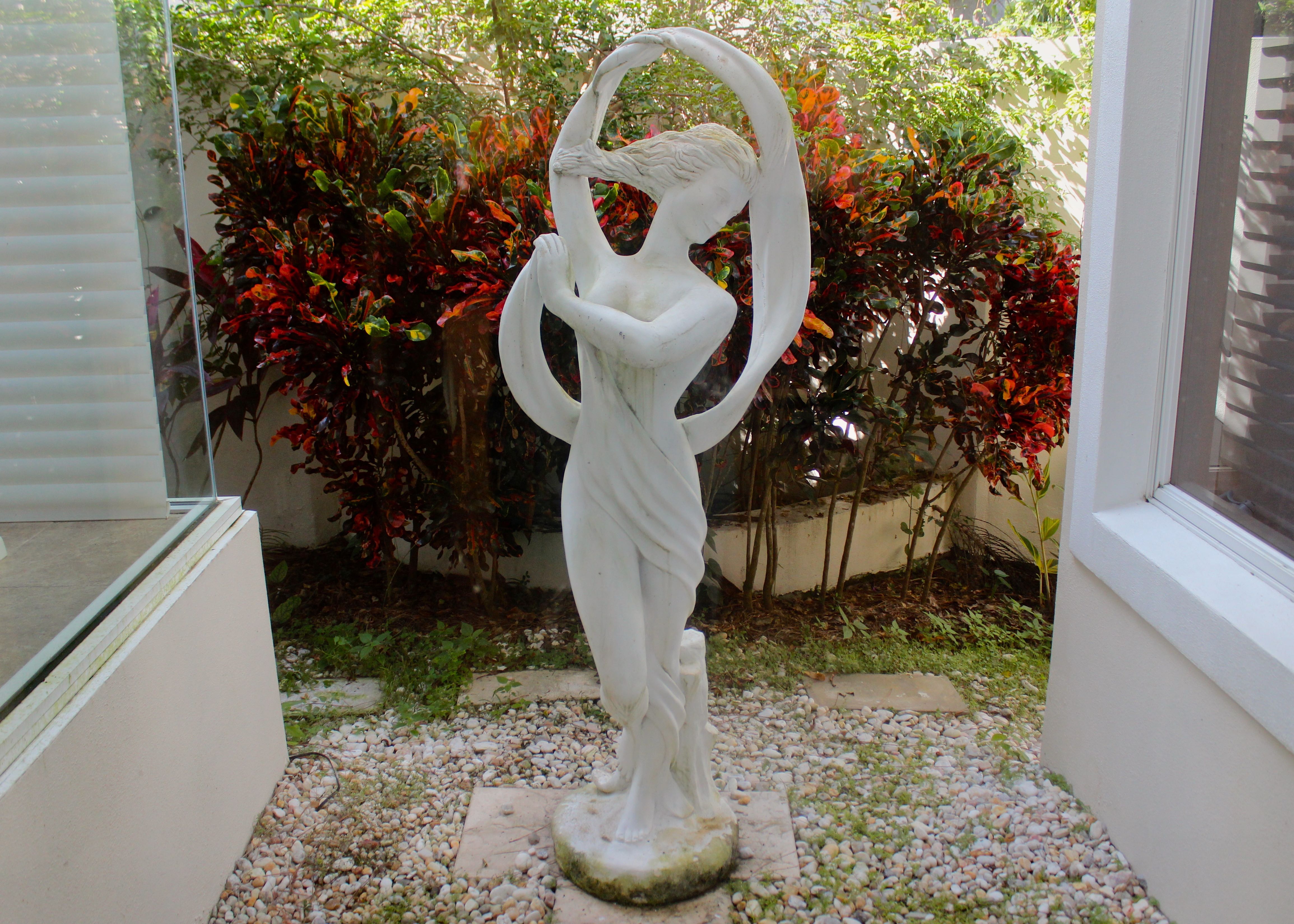 Garden Statue of a Dancing Woman