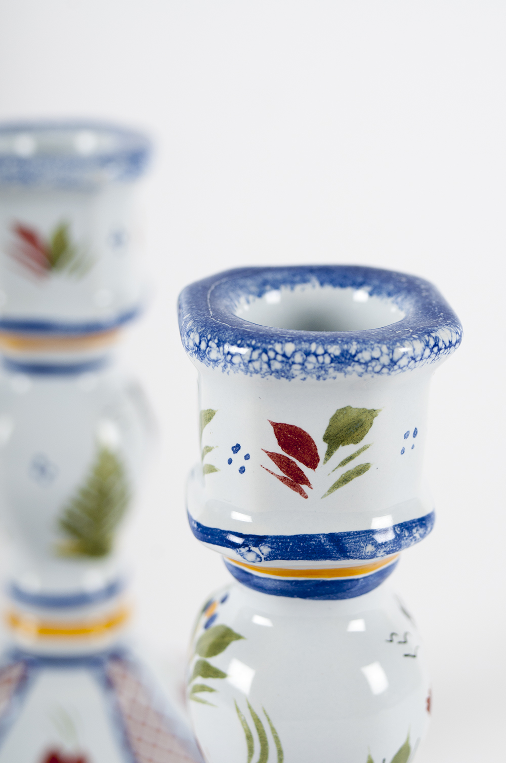 Henriot Quimper Candlesticks