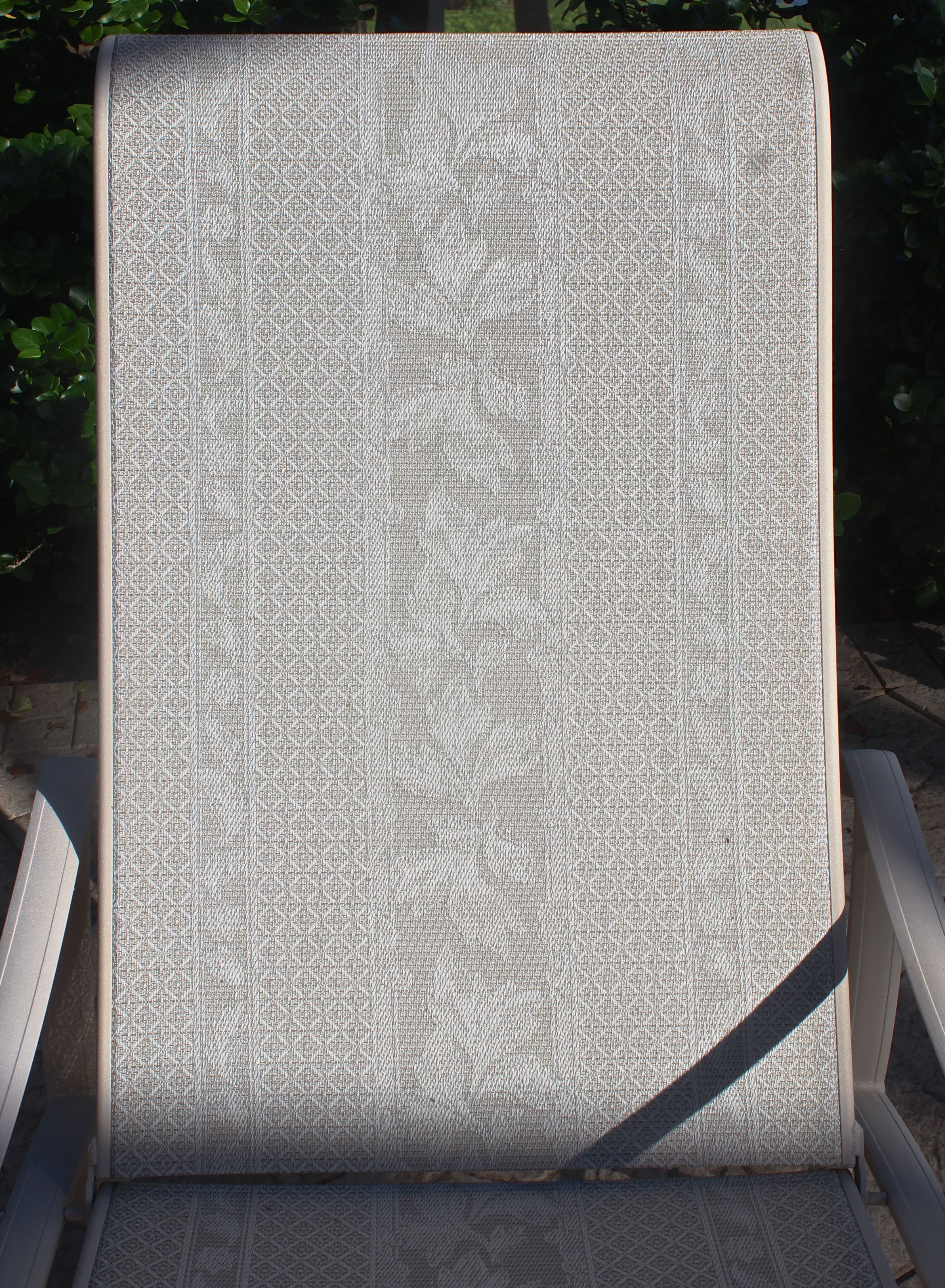 Chaise Lounge With Matching Side Table