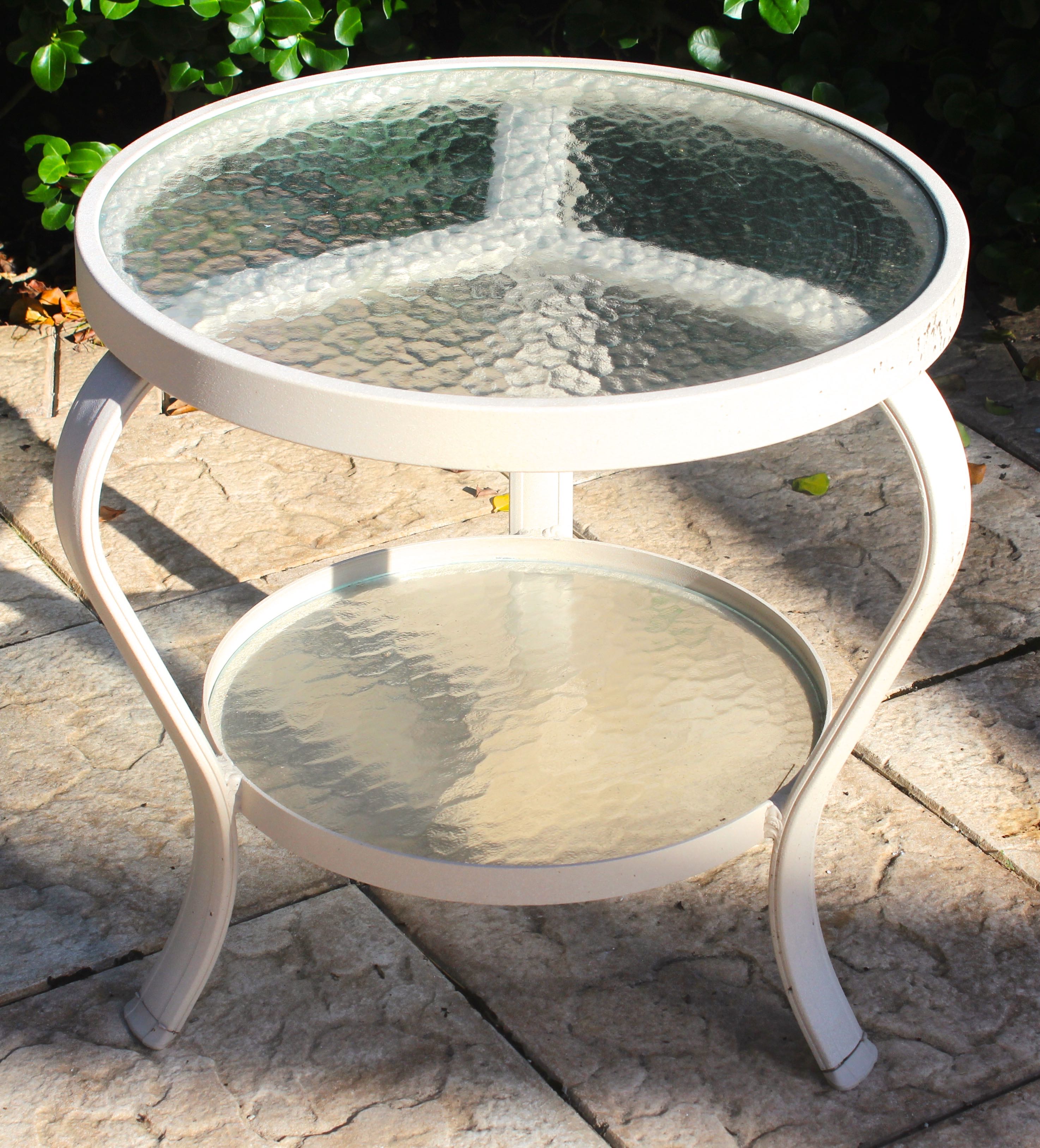 Chaise Lounge With Matching Side Table