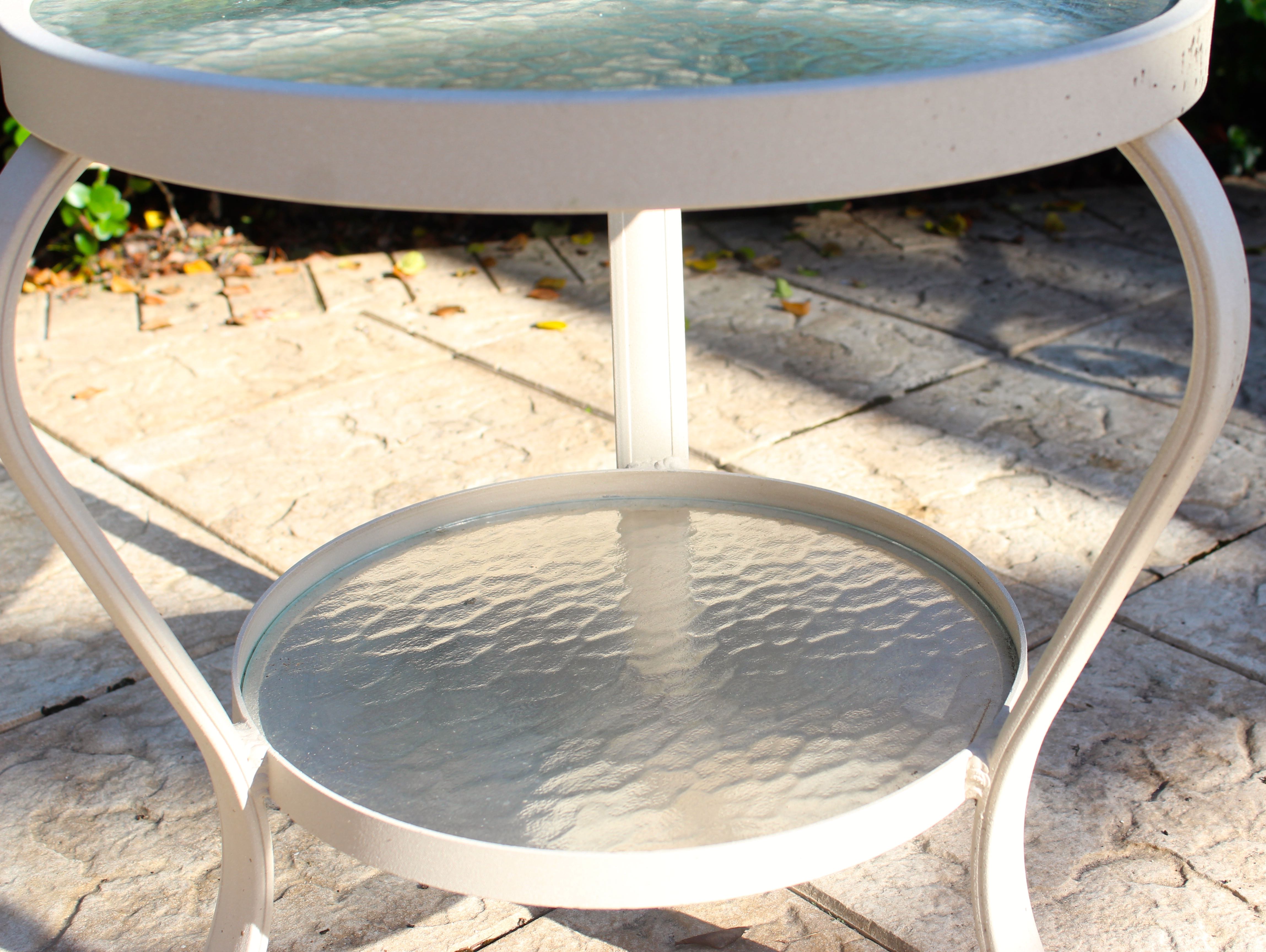 Chaise Lounge With Matching Side Table