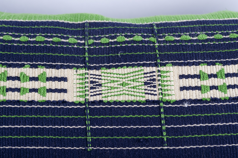 Blue and Green Couch Pillows
