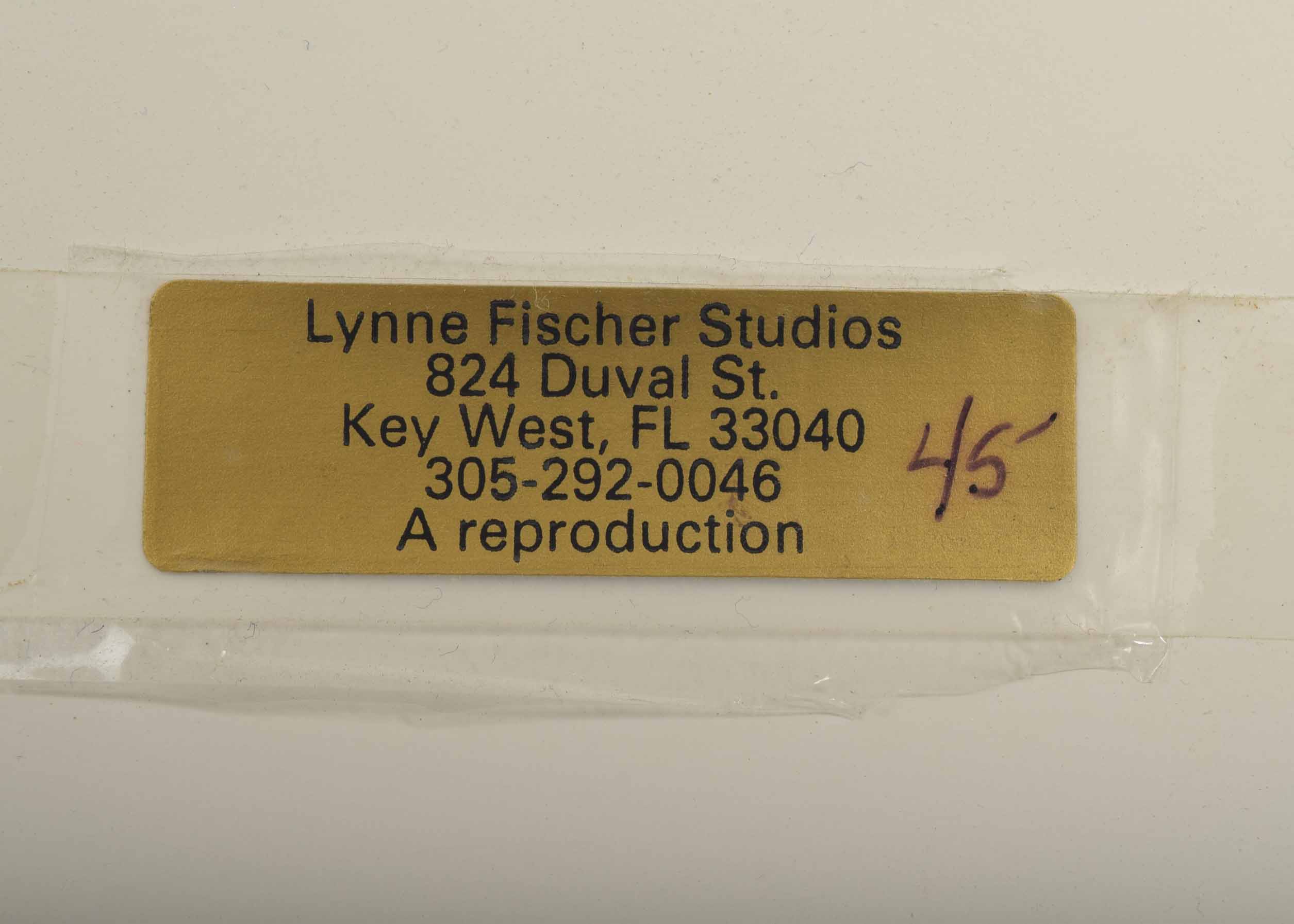 Signed Lynne Fischer Limited Edition "Island Ginger-Key West"