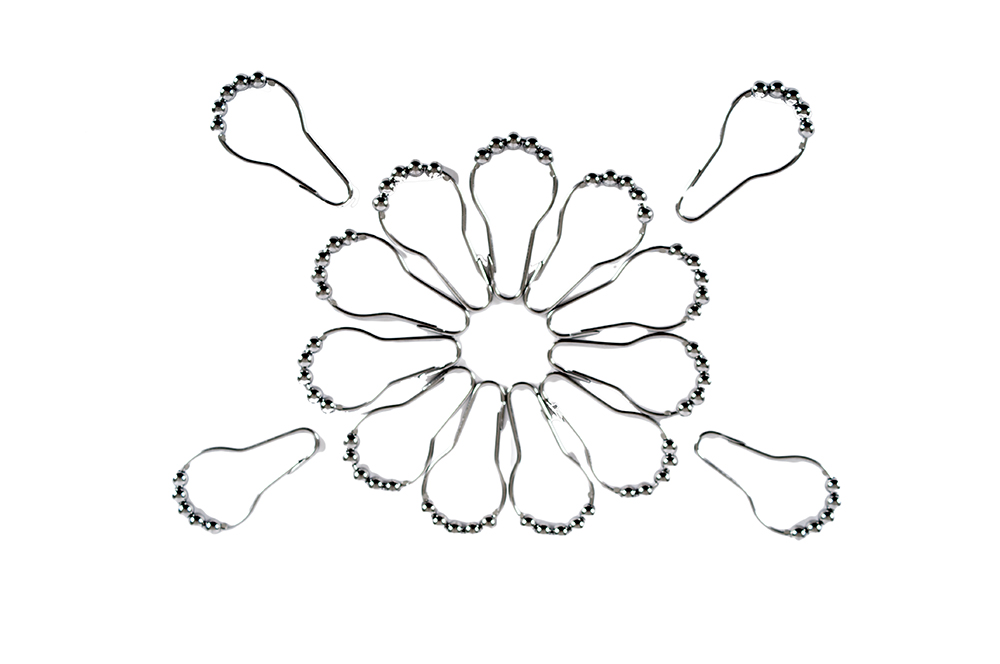 Metal Shower Curtain Hooks