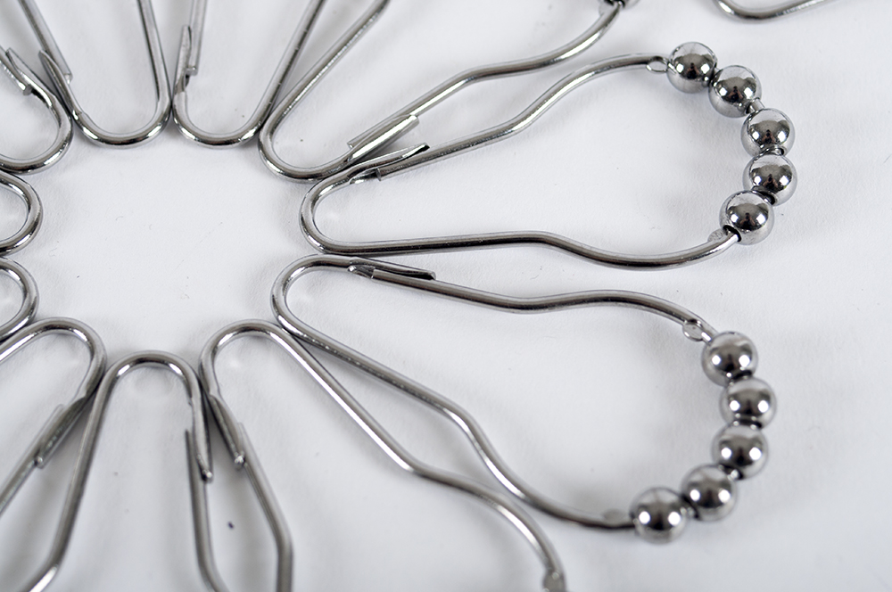 Metal Shower Curtain Hooks