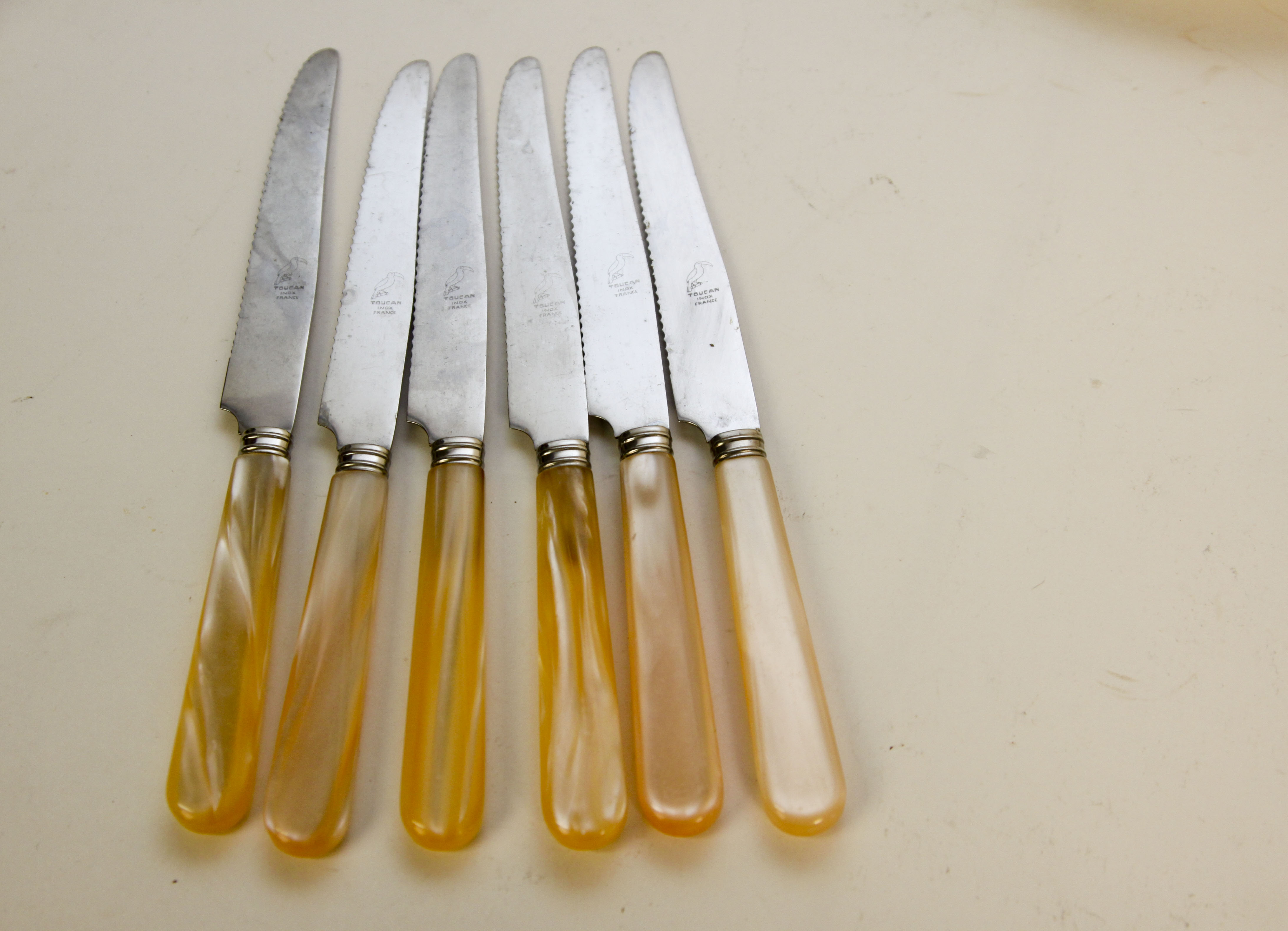 Vintage Assortment of Fine China, Steak Knives, and Forks