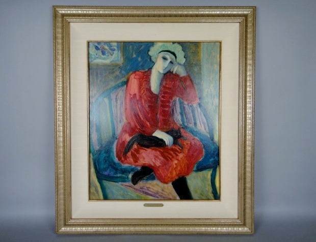 Barbara Wood "Midnight and Me" Original Oil on Canvas