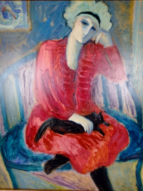 Barbara Wood "Midnight and Me" Original Oil on Canvas