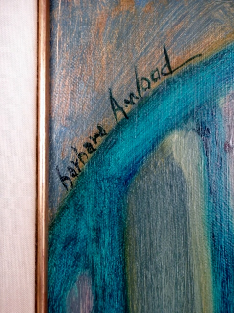 Barbara Wood "Midnight and Me" Original Oil on Canvas