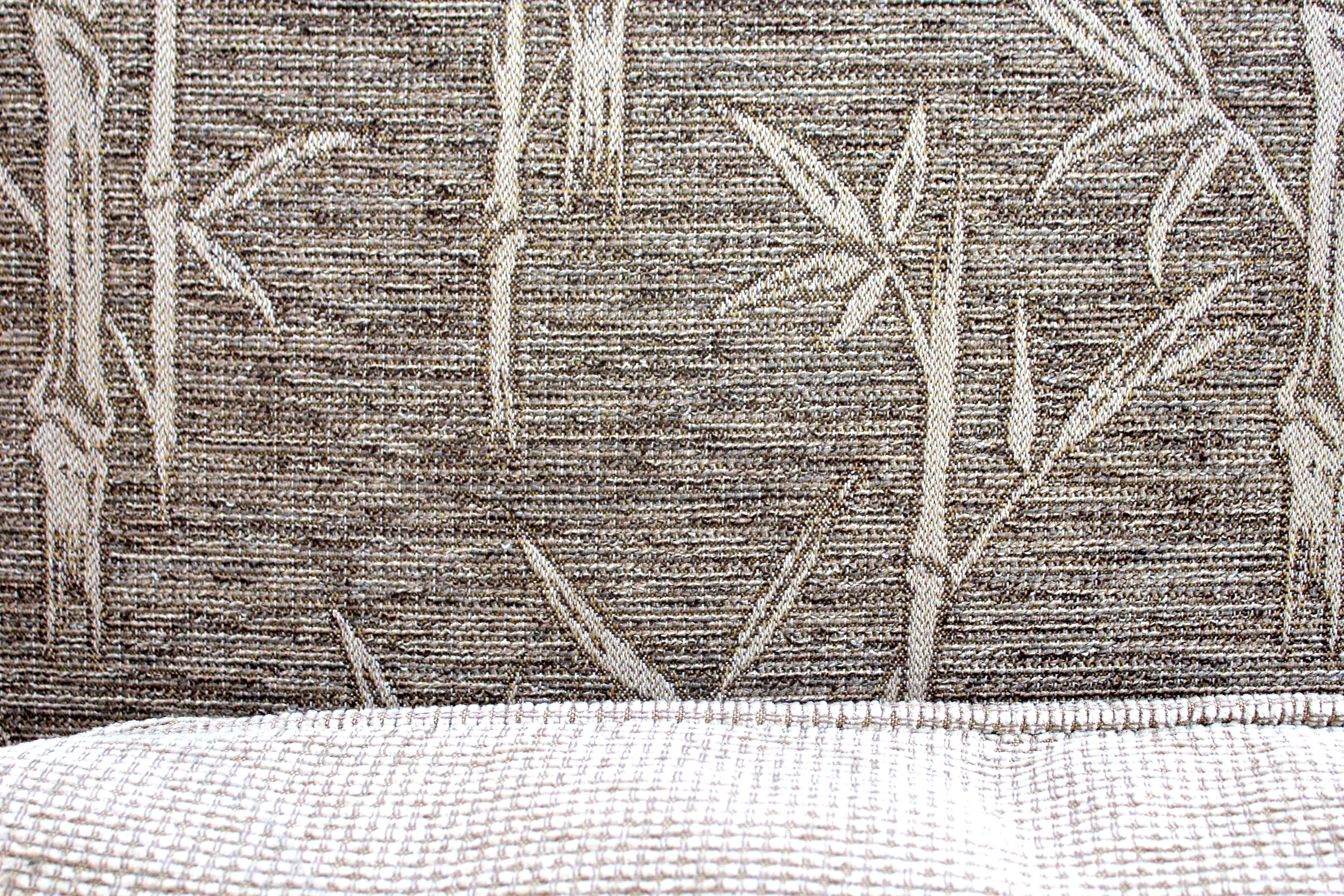 Bronze Brushed Finish Aluminum Outdoor Club Chair with Cushions