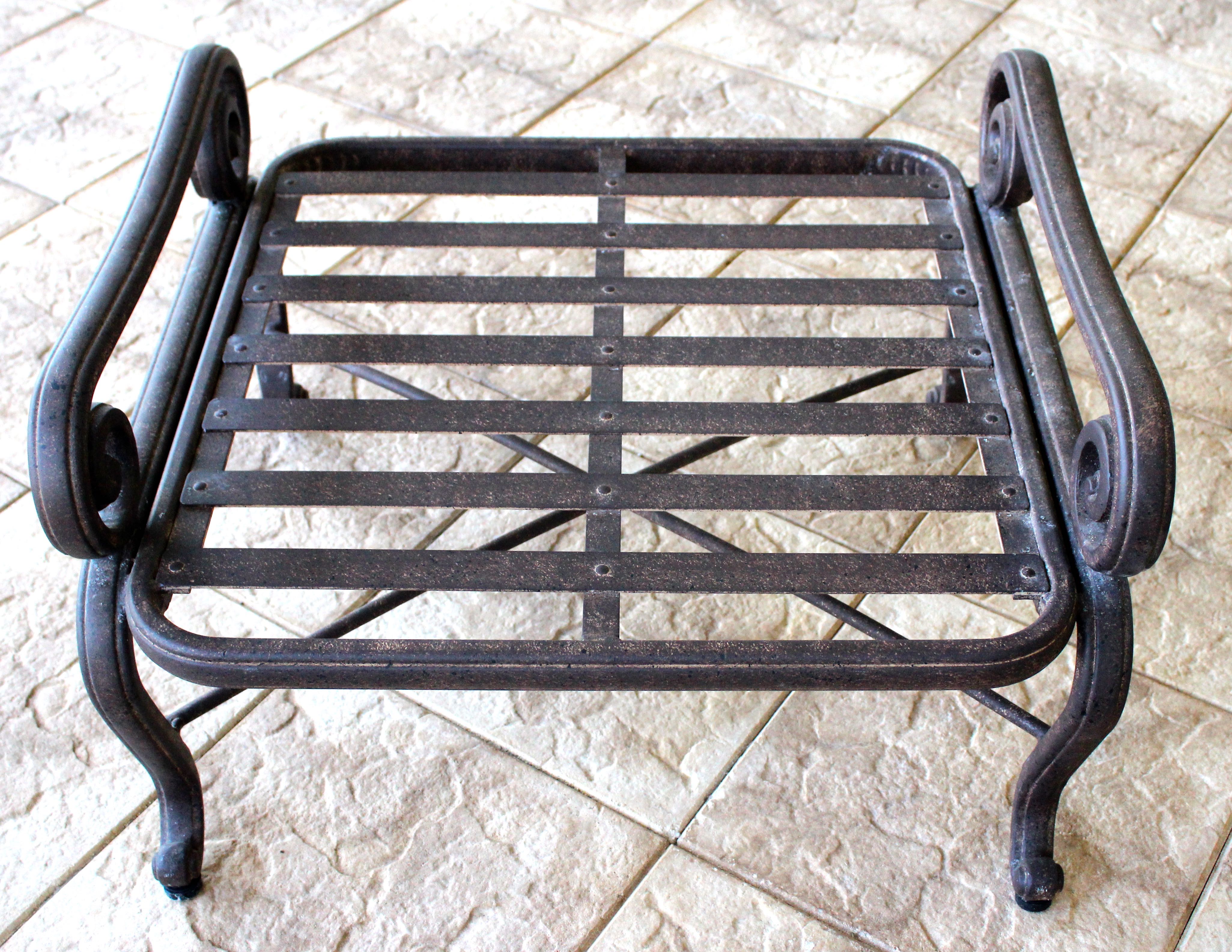 Woodard Landgrave Outdoor Club Chair and Ottoman