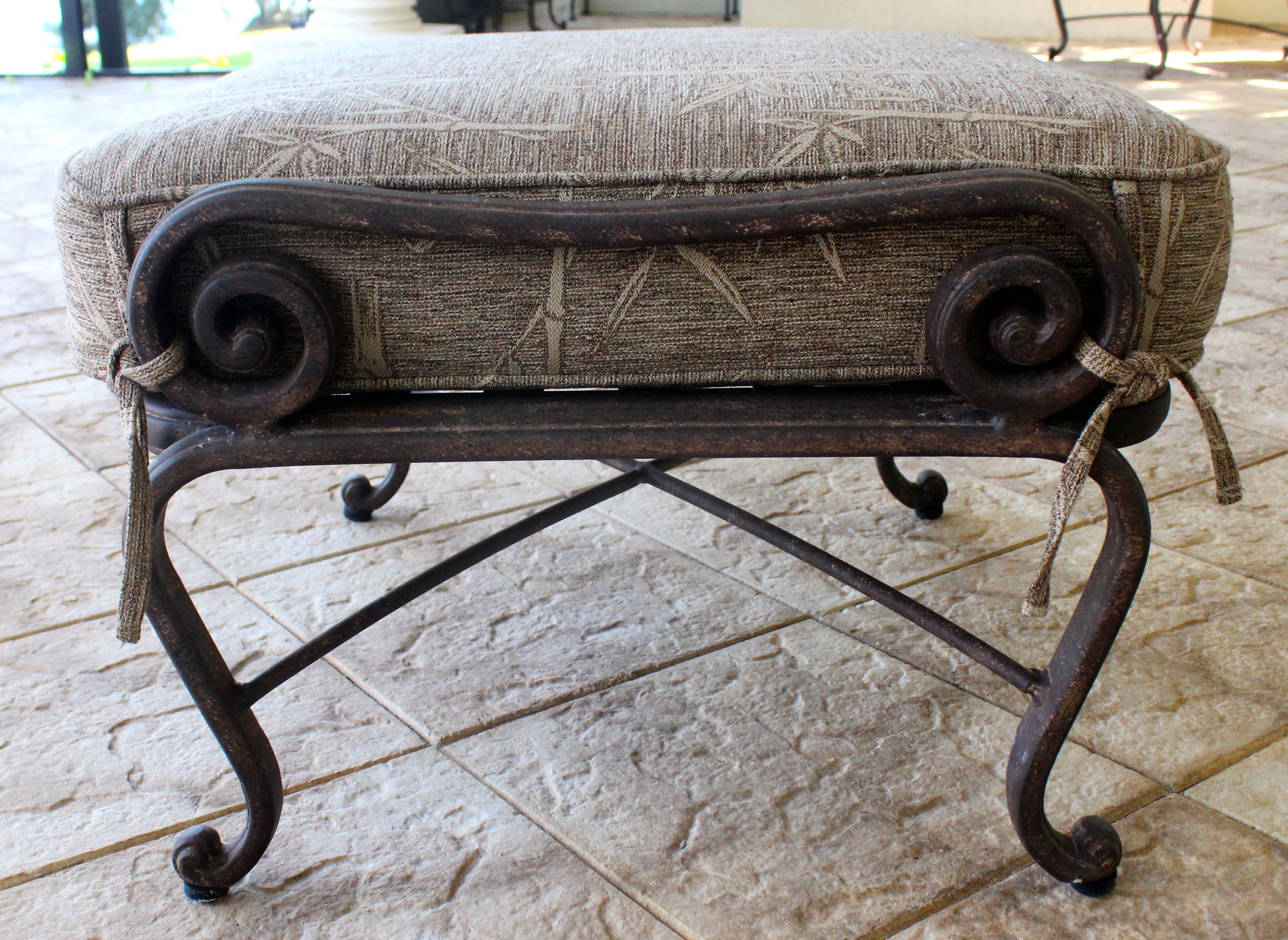 Woodard Landgrave Outdoor Club Chair and Ottoman