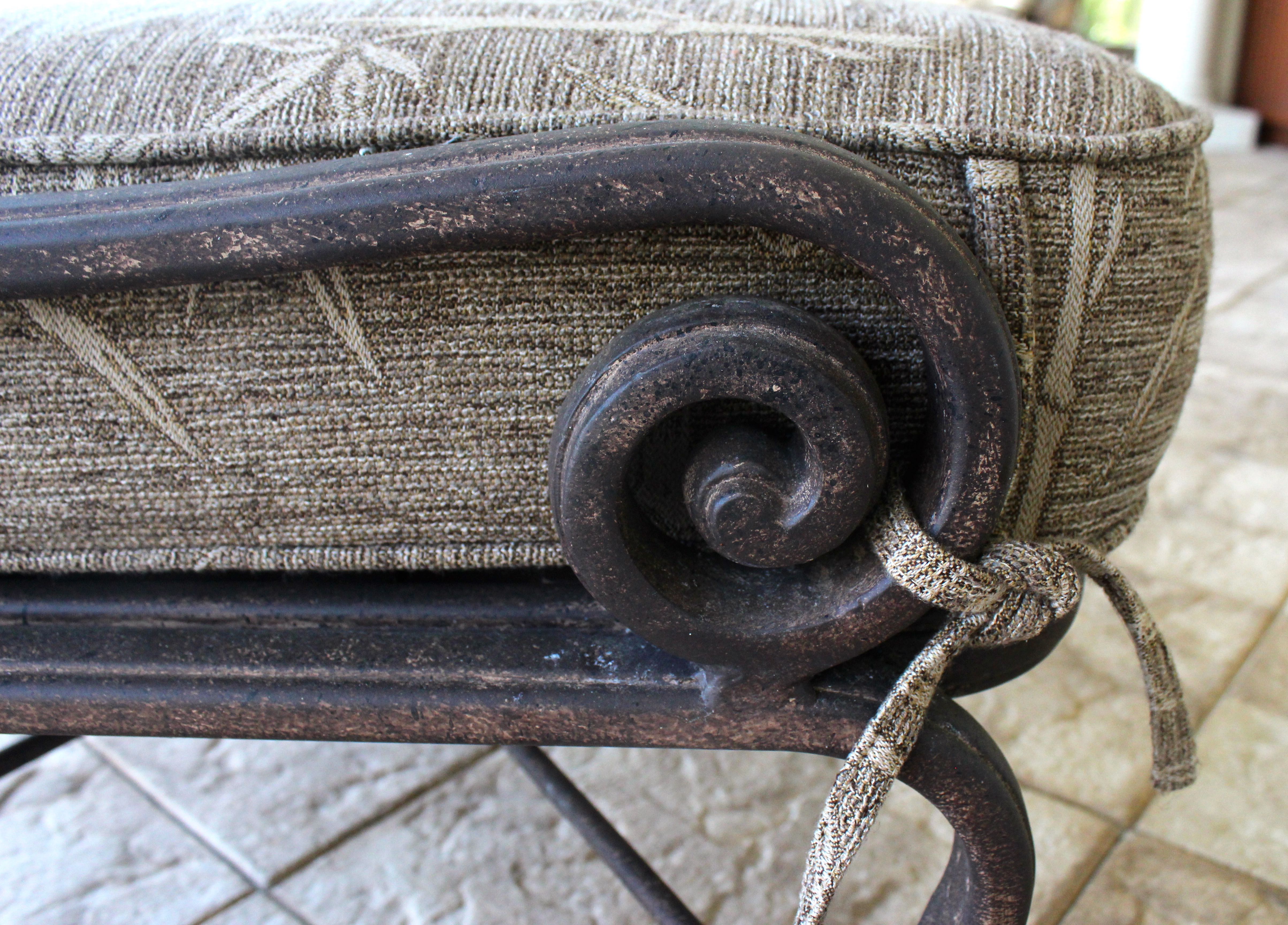 Woodard Landgrave Outdoor Club Chair and Ottoman