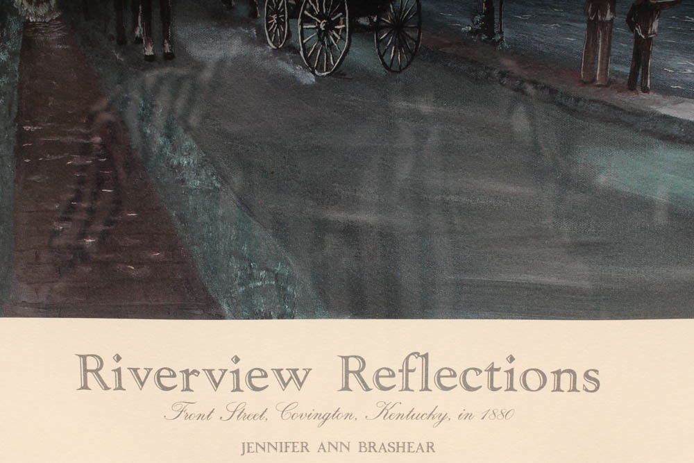 "Riverview Reflections" Jennifer Ann Brashear Offest Lithograph