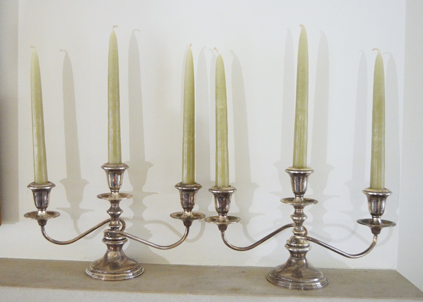 Pair of Towle Sterling Silver Candelabras