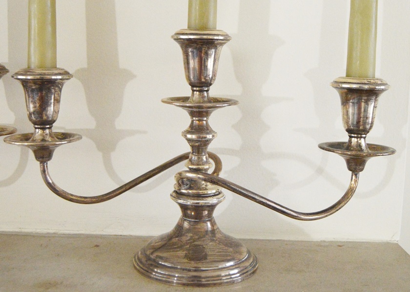 Pair of Towle Sterling Silver Candelabras