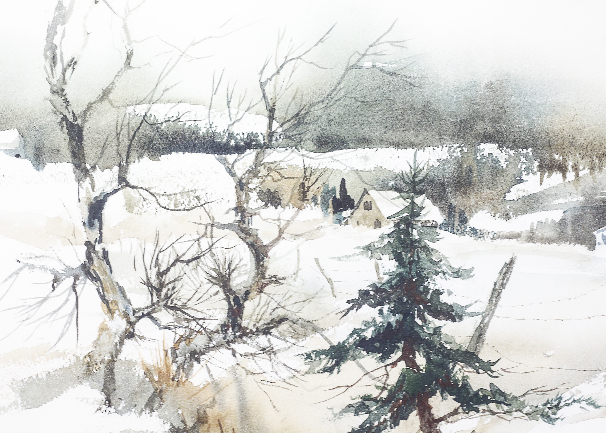 Watercolor by Joe Toledo