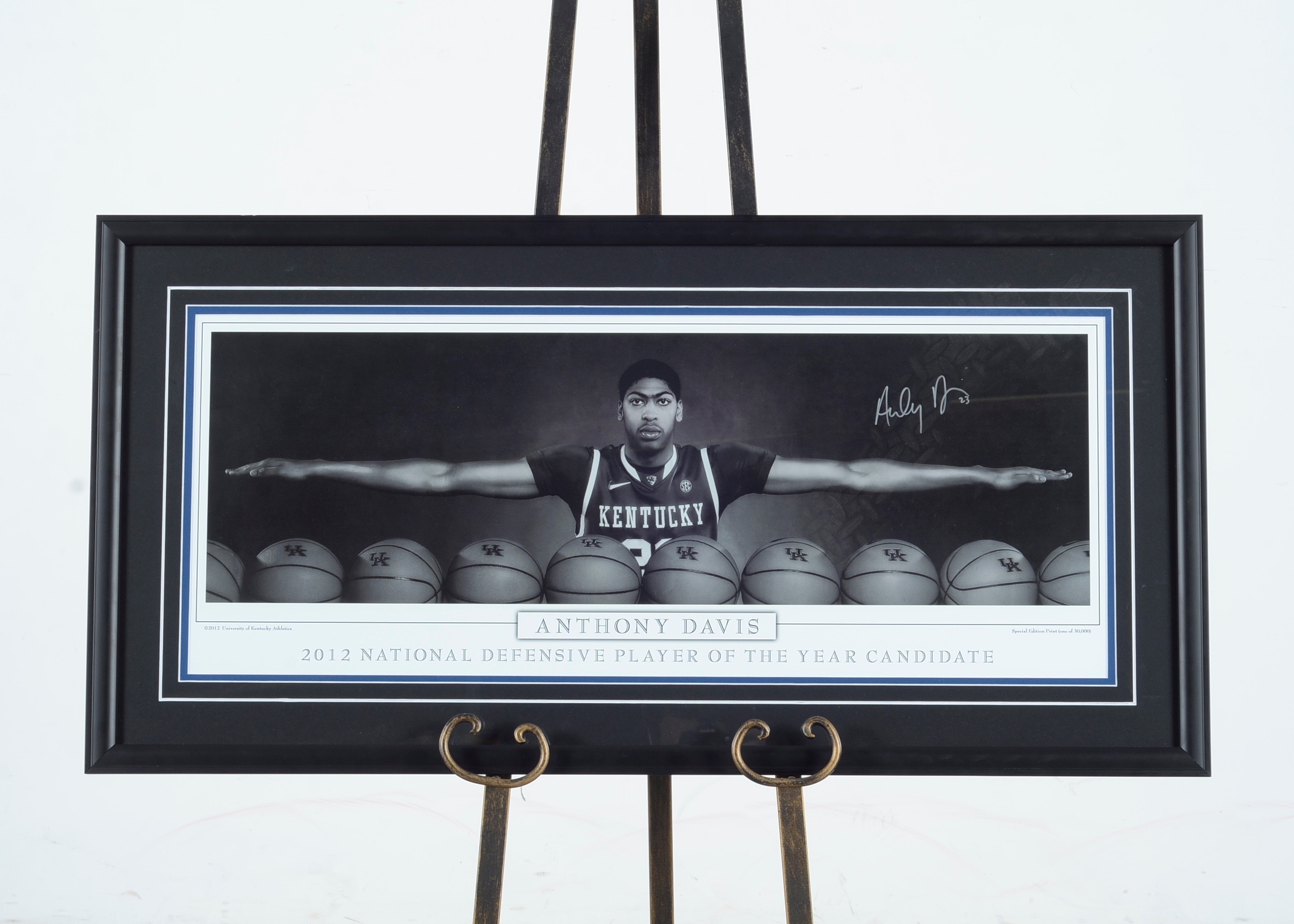 Anthony Davis Autographed "Wingspan" Poster