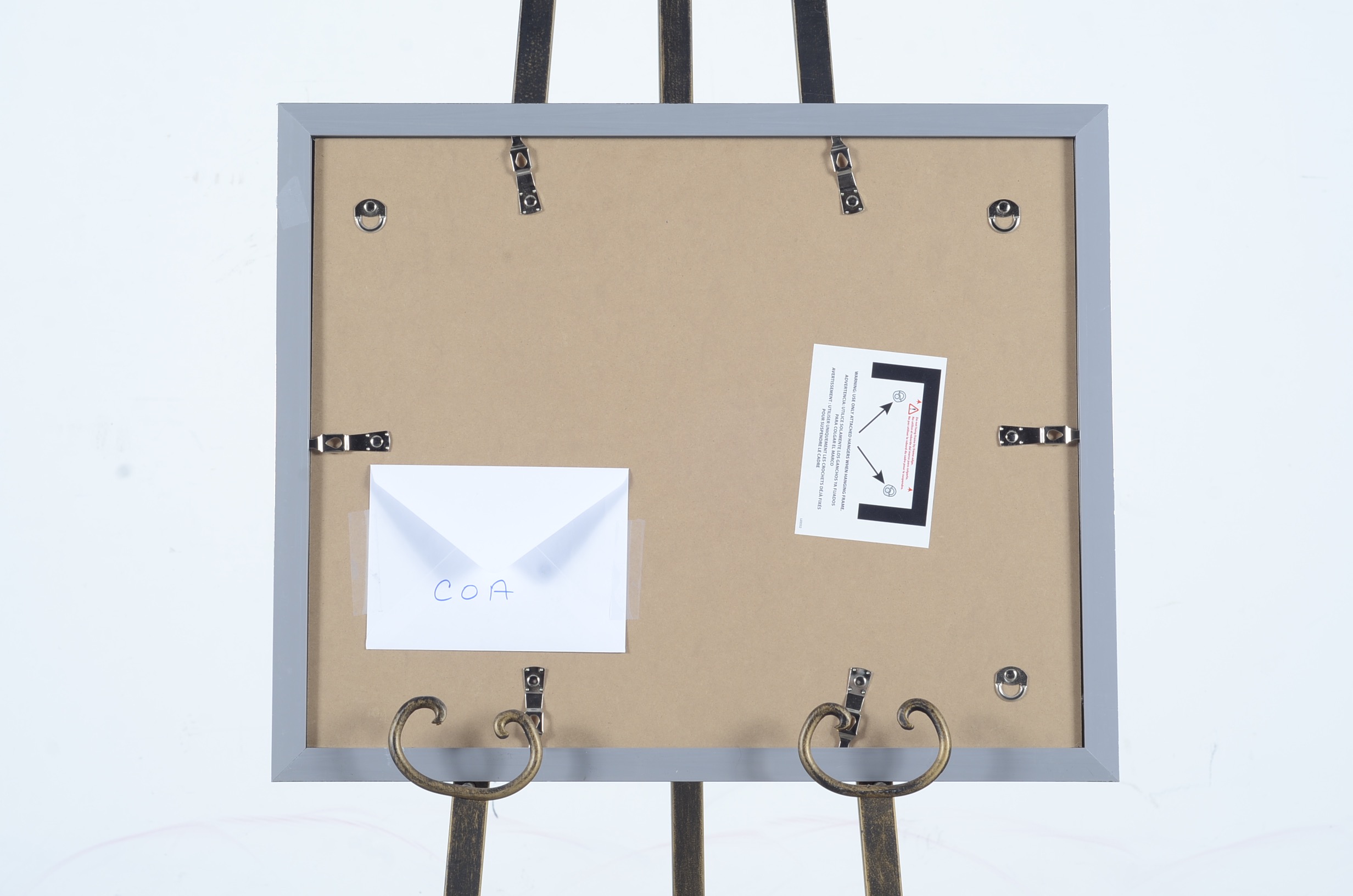 Framed March Madness Bracket Autographed by Anthony Davis