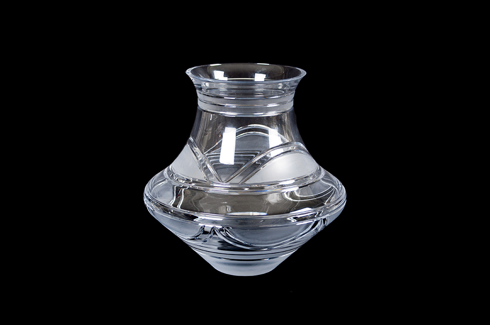 Nambe Glass Vase