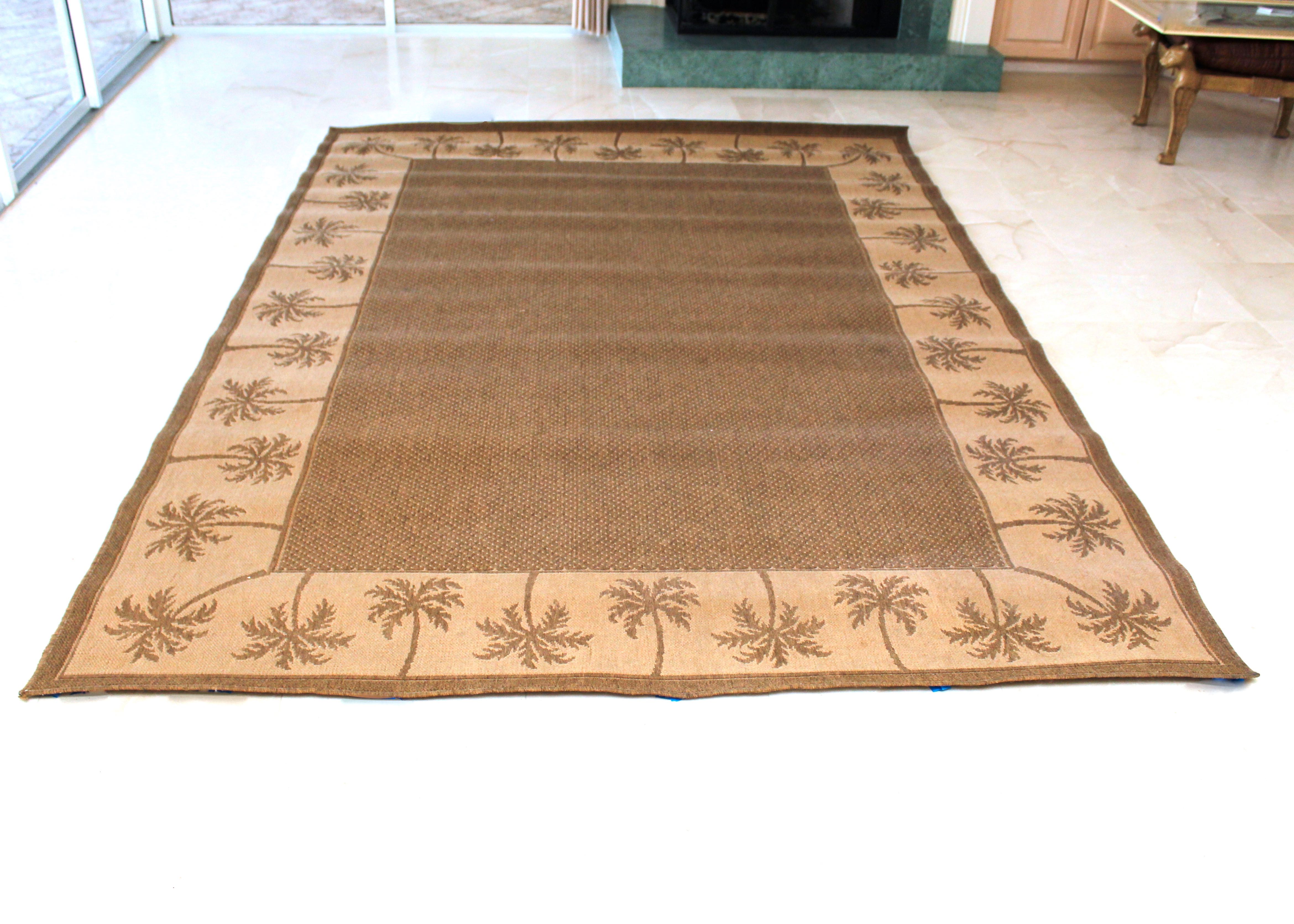 Large Palm Tree Area Rug