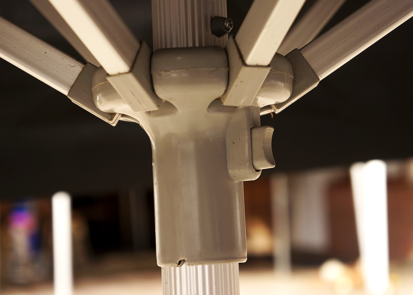 Coors Light Picnic Table Umbrella Pair in Blue