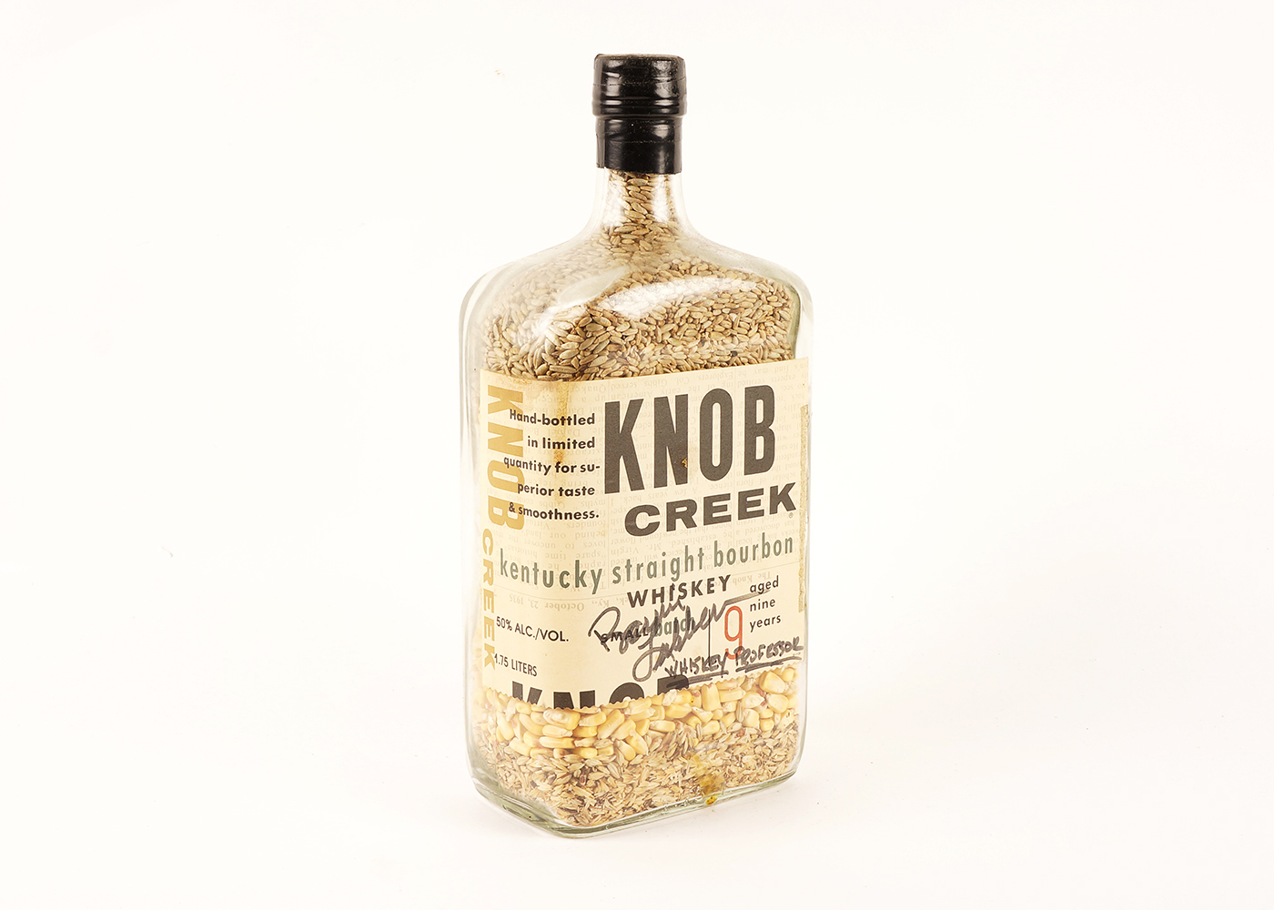 Master Distiller Signed Knob Creek Bottle