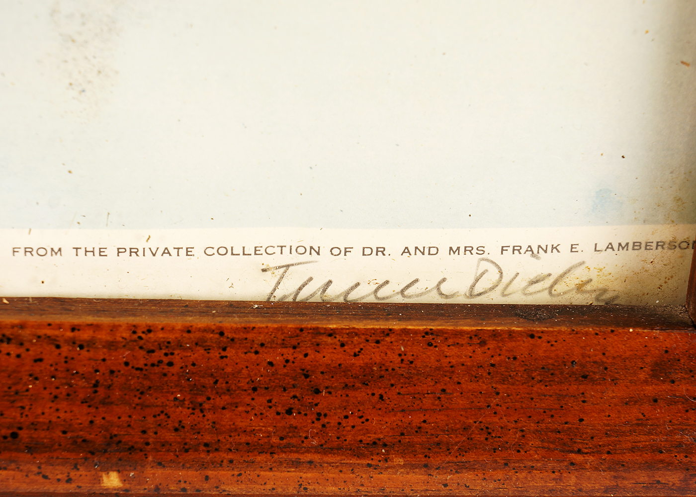 Signed Terrell Dickey Framed Print