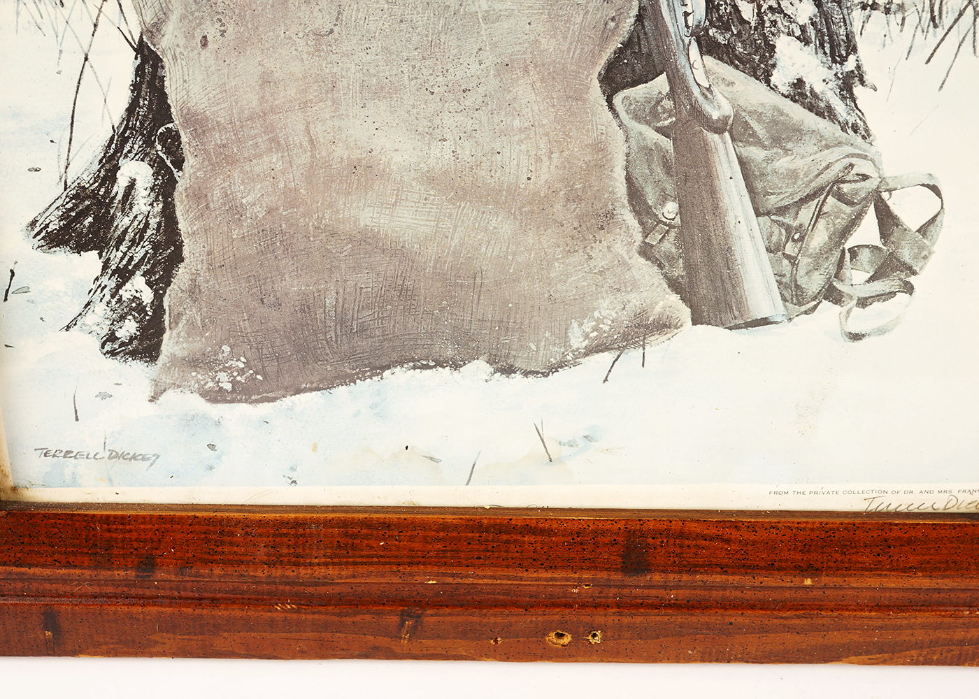 Signed Terrell Dickey Framed Print