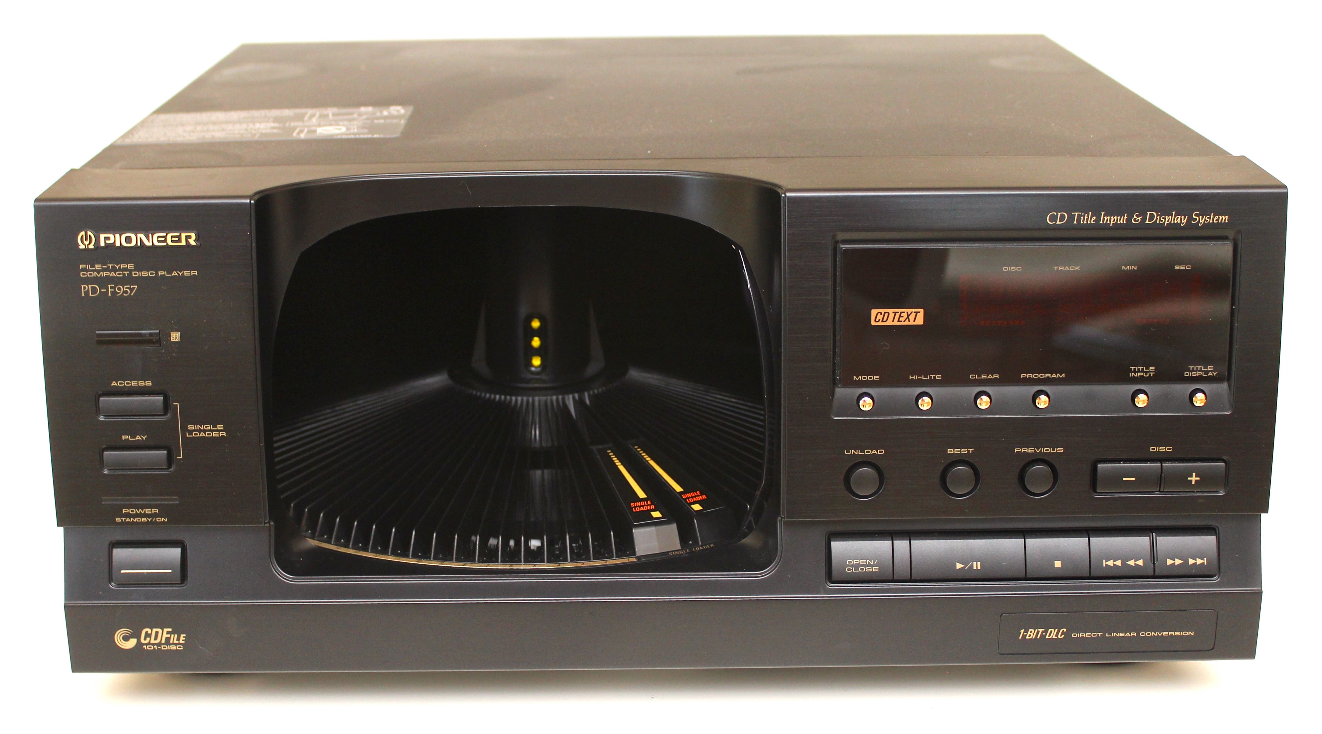 Pioneer File-Type Compact Disc Player and CDs