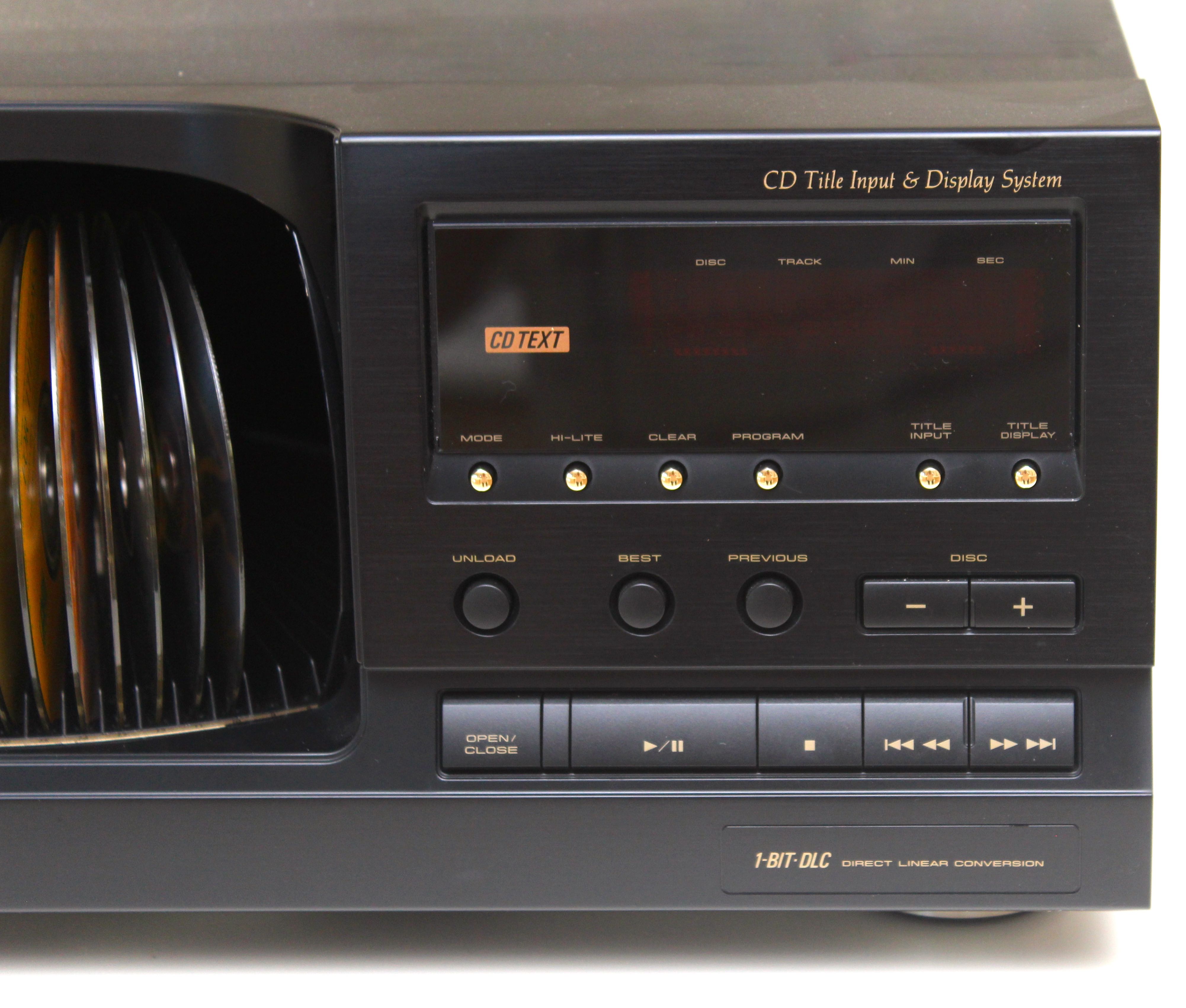 Pioneer File-Type Compact Disc Player and CDs