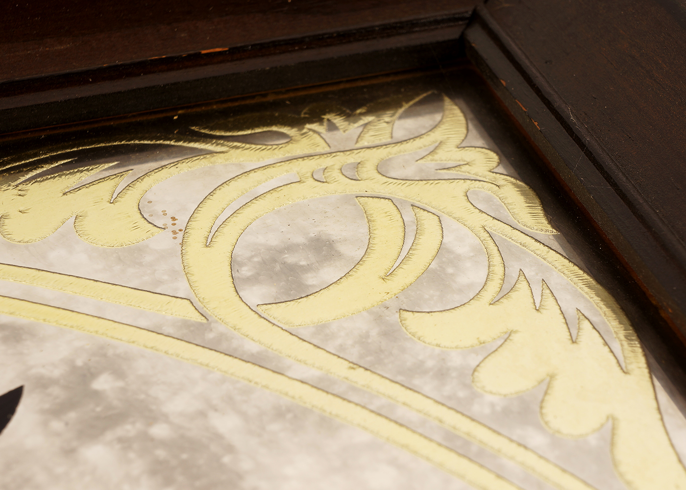 Framed Miller High Life Moon Girl Bar Mirror