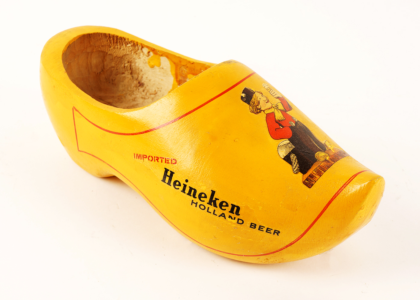 Wooden Shoe Heineken Beer Advert