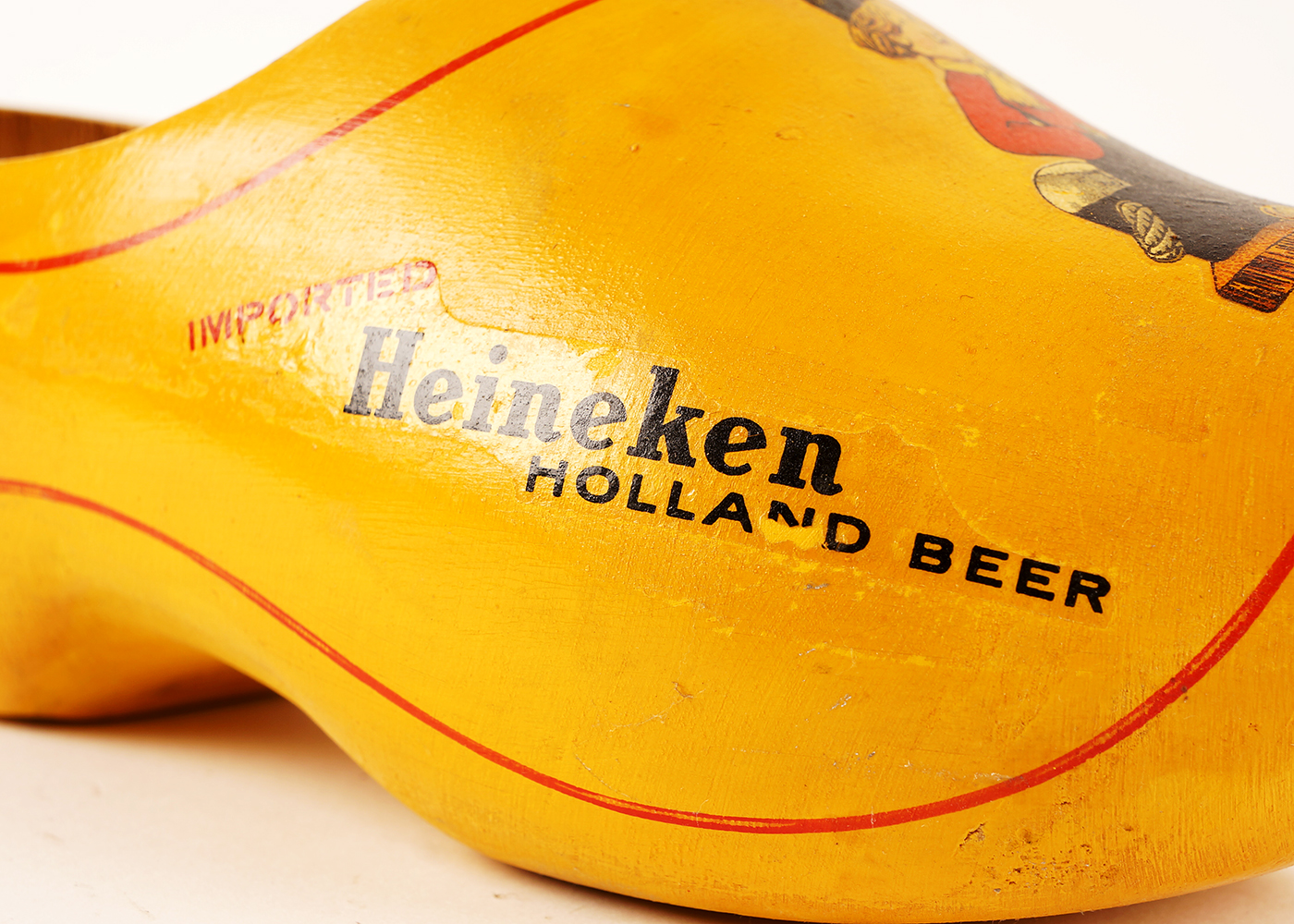 Wooden Shoe Heineken Beer Advert