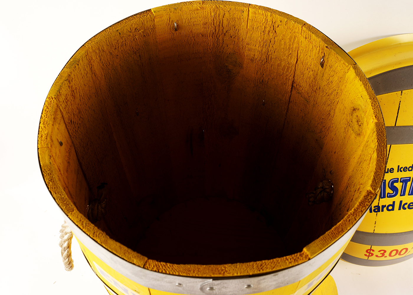 Twisted Tea Wooden Dispenser and Plastic Sign