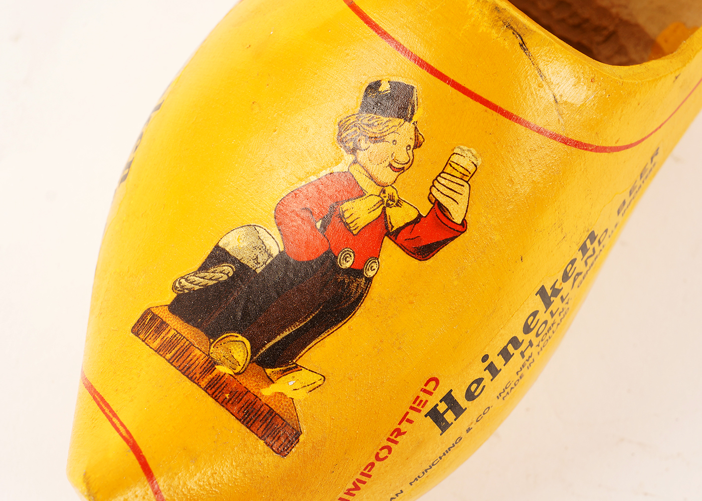 Wooden Shoe Heineken Beer Advert