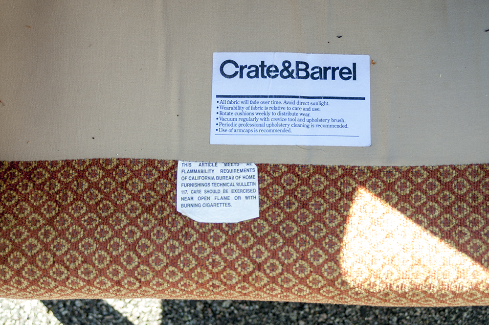 Crate and Barrel Lounge Chair