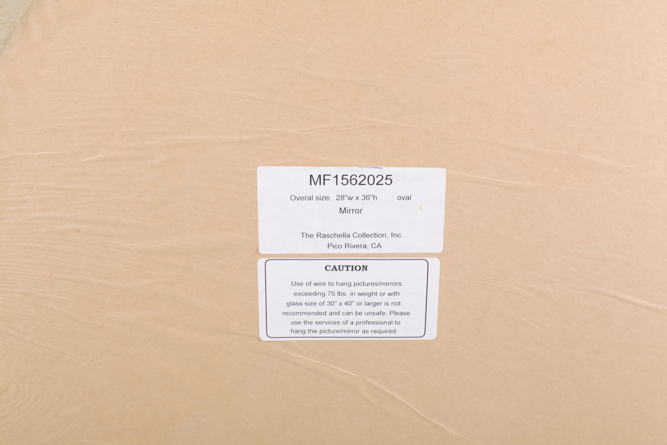 Raschella Collection Mirror in Carved Wooden Frame