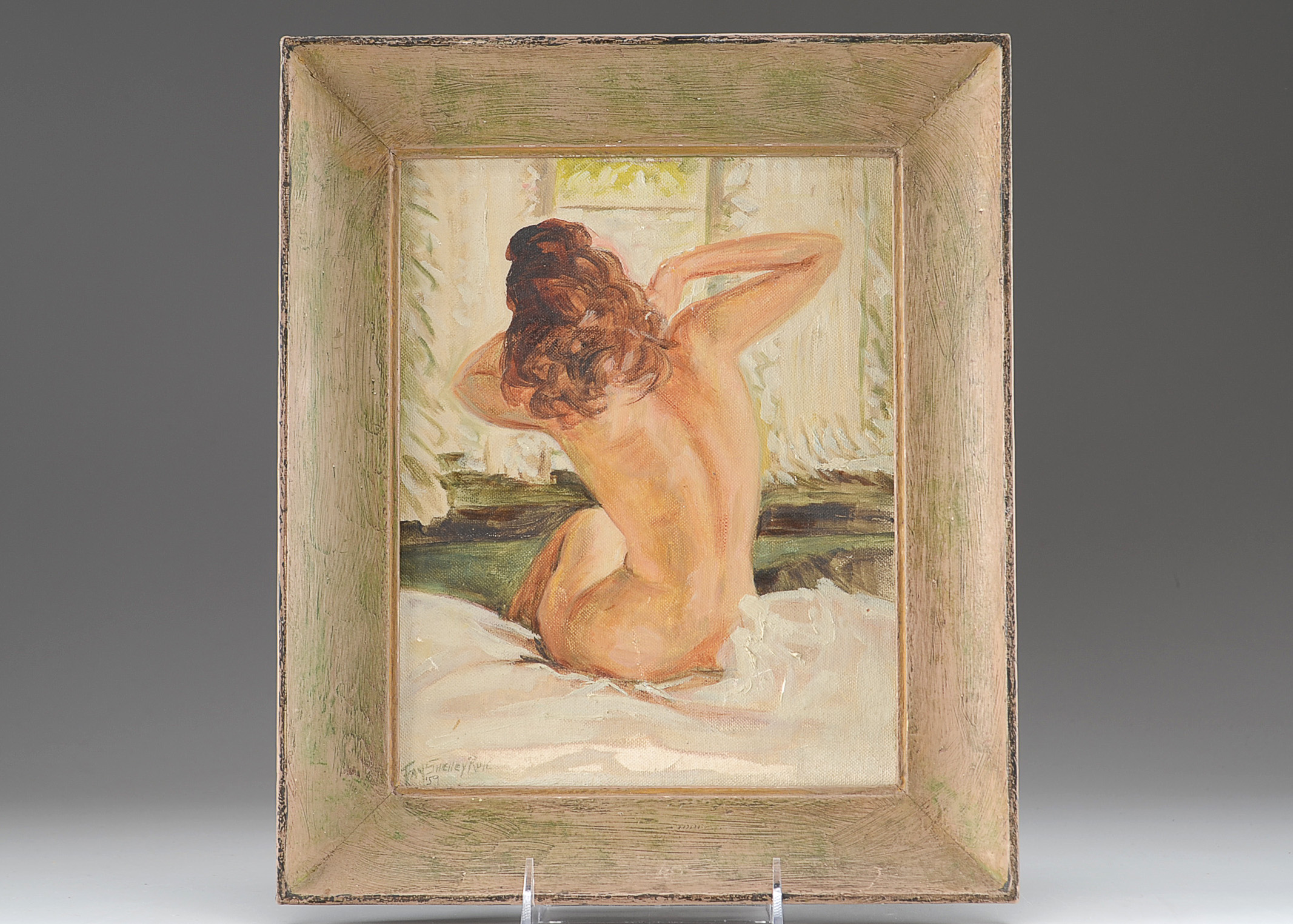 Fay Shelley Rule "Good Morning" Original Oil Painting