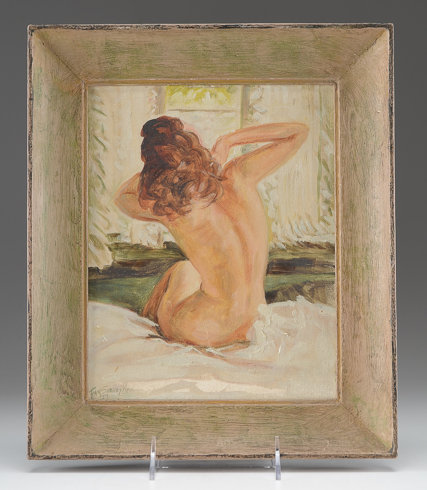 Fay Shelley Rule "Good Morning" Original Oil Painting