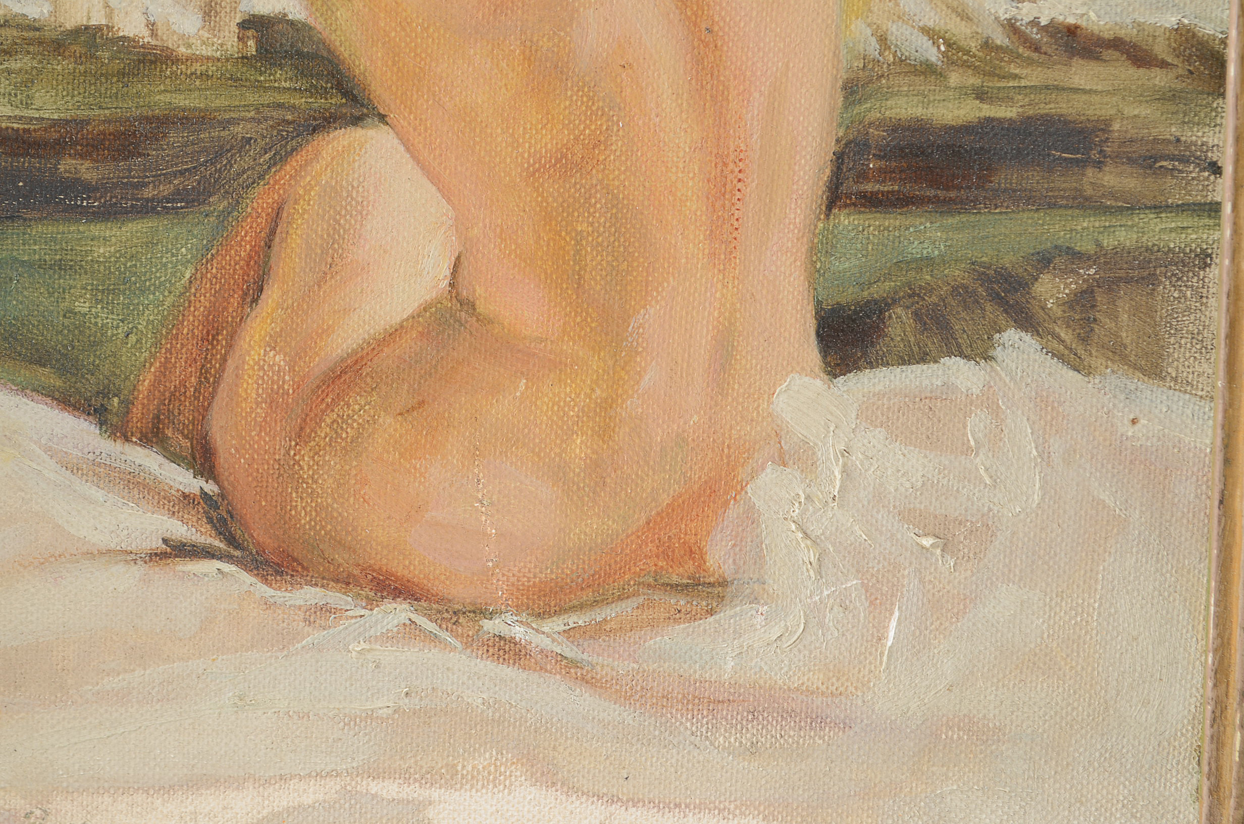 Fay Shelley Rule "Good Morning" Original Oil Painting