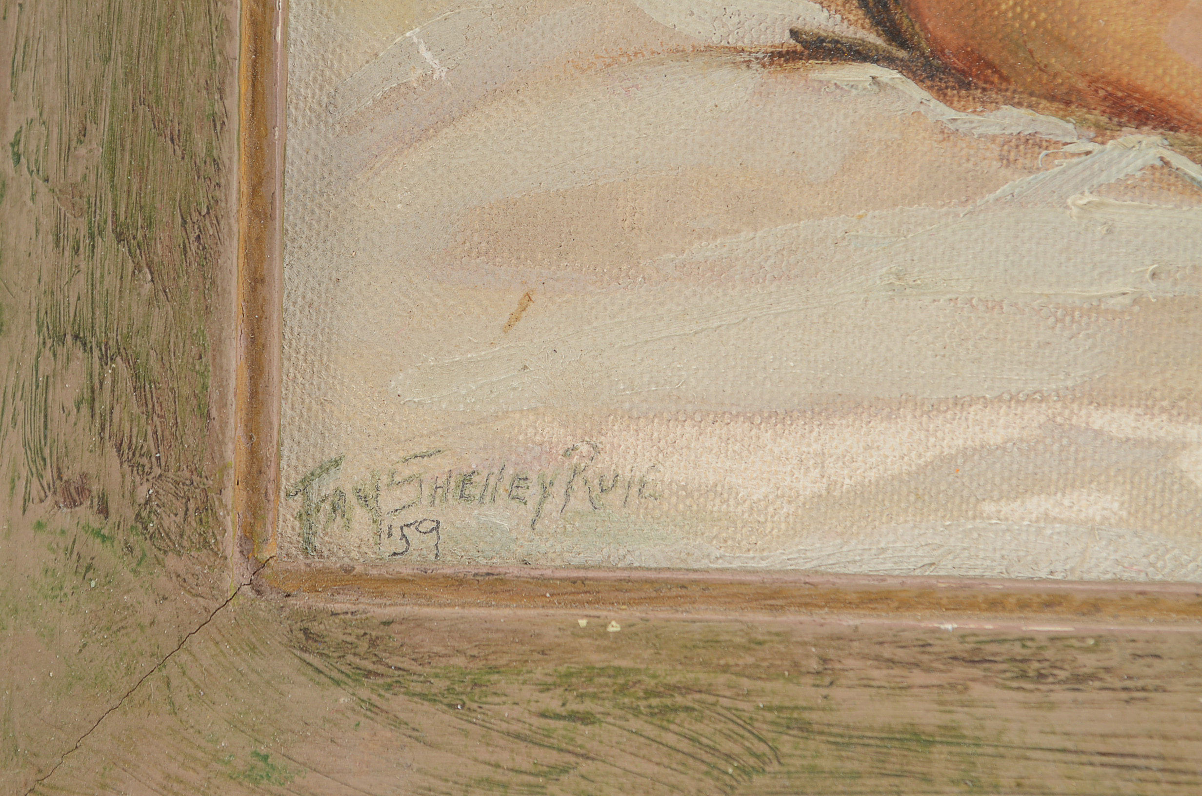 Fay Shelley Rule "Good Morning" Original Oil Painting