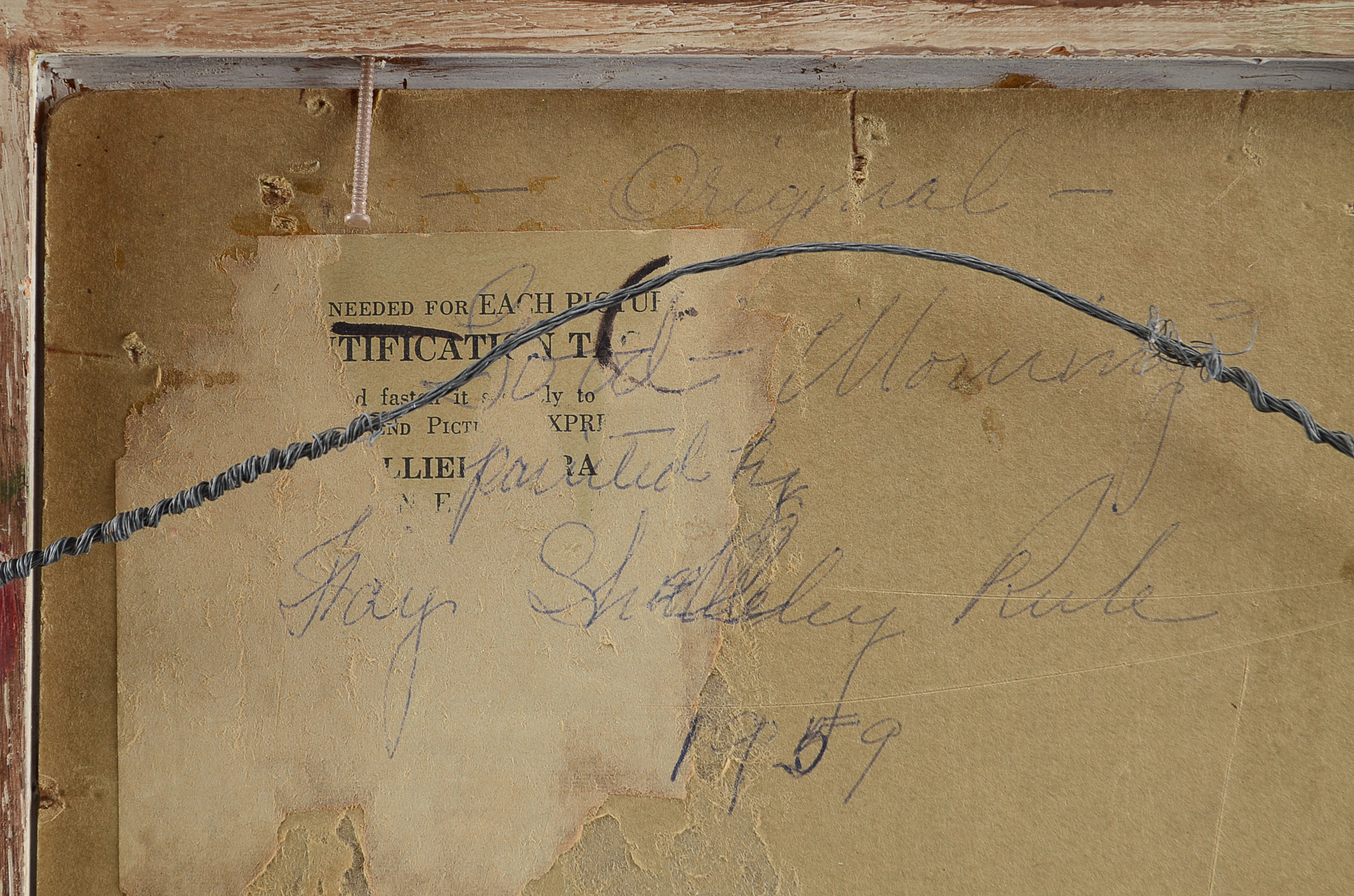 Fay Shelley Rule "Good Morning" Original Oil Painting