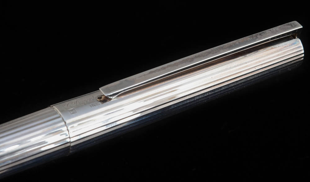S.T. Dupont Classic Silver Plate Fountain Pen
