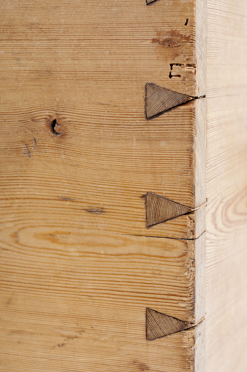 Small Pine Blanket Chest