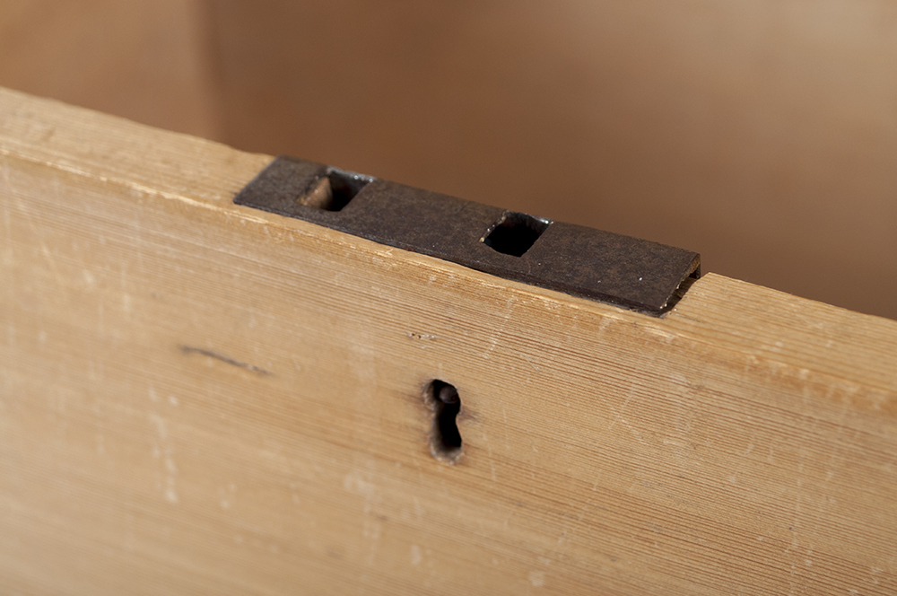 Small Pine Blanket Chest