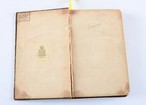 1746 First English Edition "History of Stones" by Theophrastus